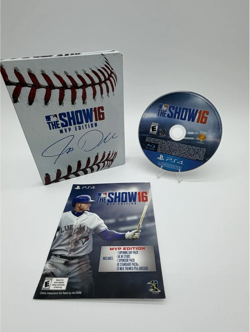 MLB The Show 16 MVP Edition Steel Book (Sony PlayStation 4) CIB Complete in Box